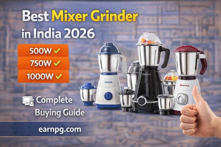 Best Mixer Grinder in India 2026 – Top 500W, 750W & 1000W Mixers (Buying Guide)